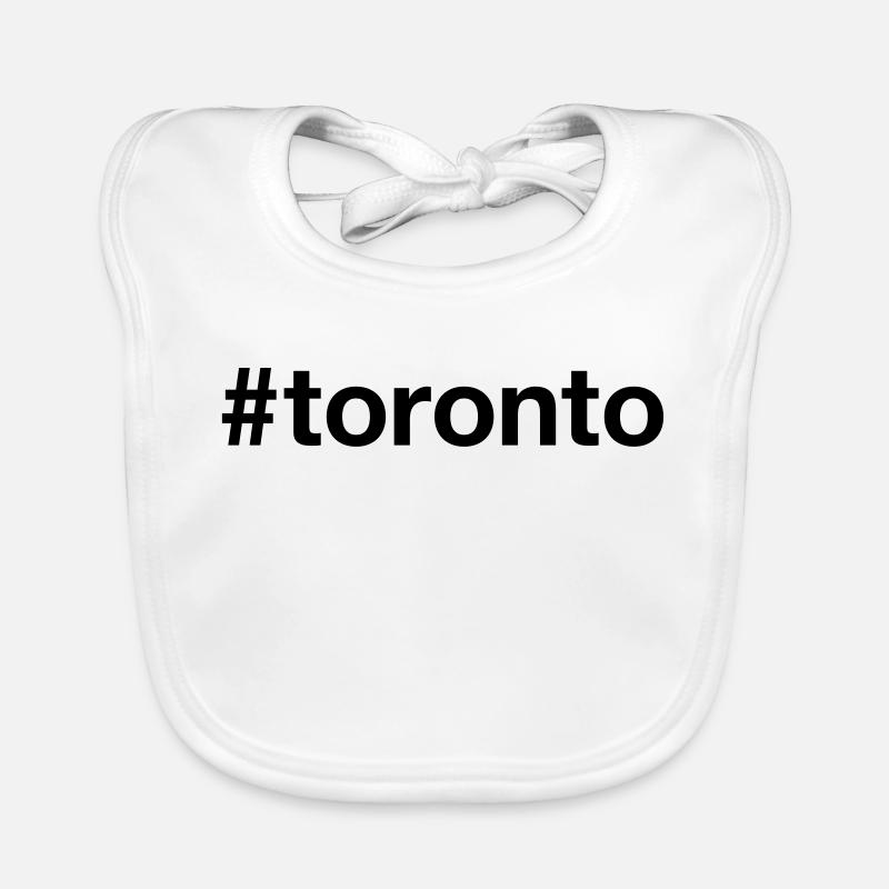 TORONTO Canada Kanada Hashtag Organic Baby Bibs
