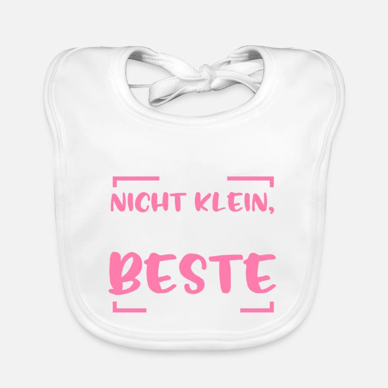 nicht klein, ich bin nur auf das Beste reduziert Baby Bio-Lätzchen