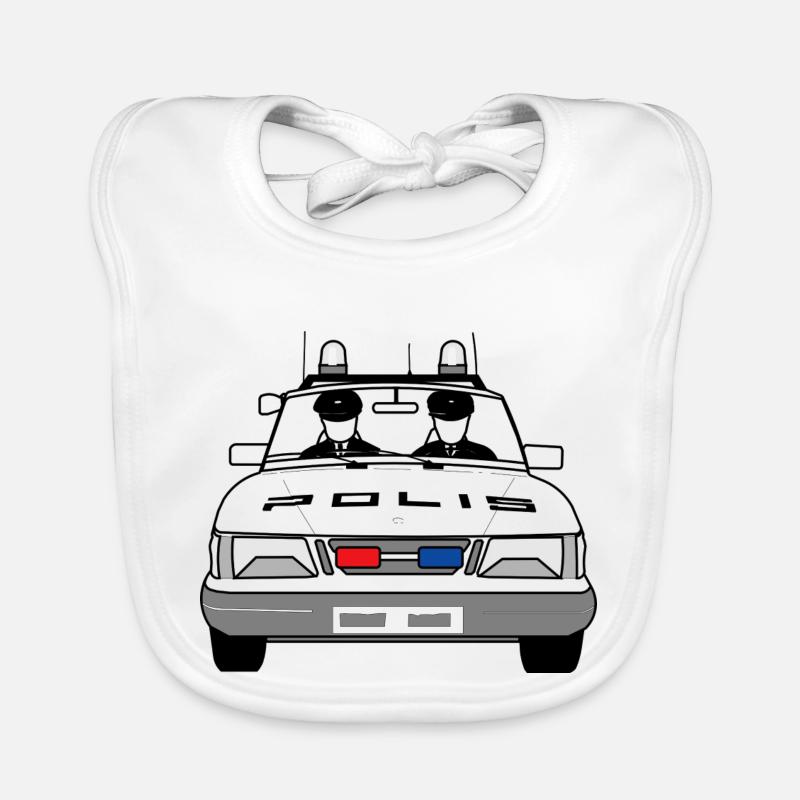 Polizei Baby Bio-Lätzchen