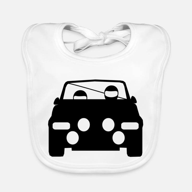 Rallye Piktogramm Baby Bio-Lätzchen