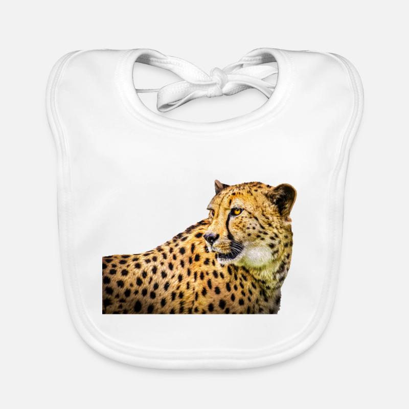 Gepard - Baby Bio-Lätzchen - Weiß