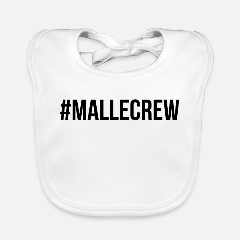 Mallecrew - Baby Bio-Lätzchen - Weiß