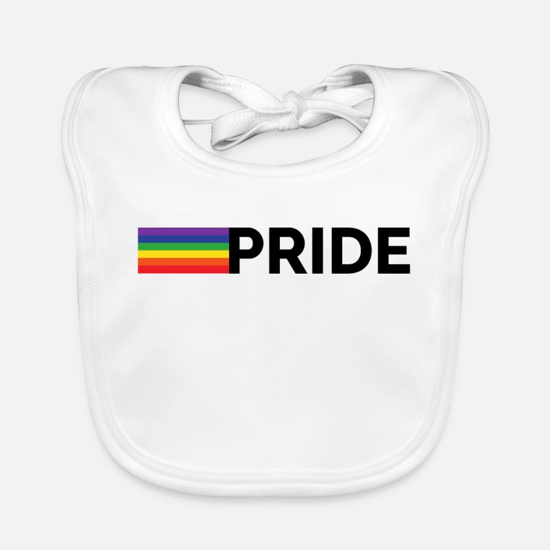 Pride | Regenbogen | LGBT Baby Bio-Lätzchen