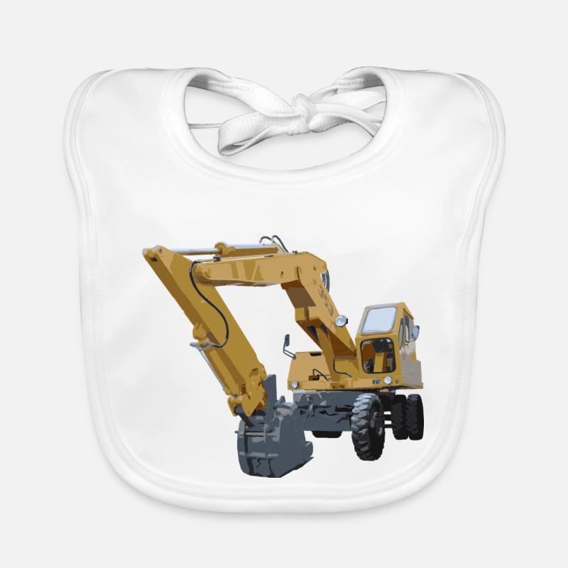 Alter Bagger Baby Bio-Lätzchen