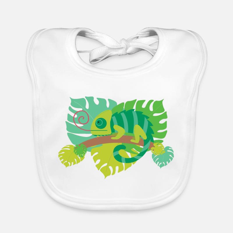 Chamäleon - Chamäleon Baby Bio-Lätzchen
