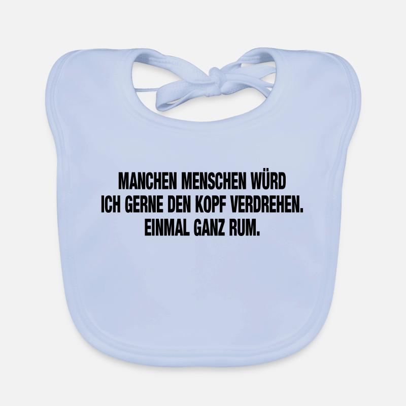 machen Menschen Werder ich gerne den Kopf verdrehe Baby Bio-Lätzchen