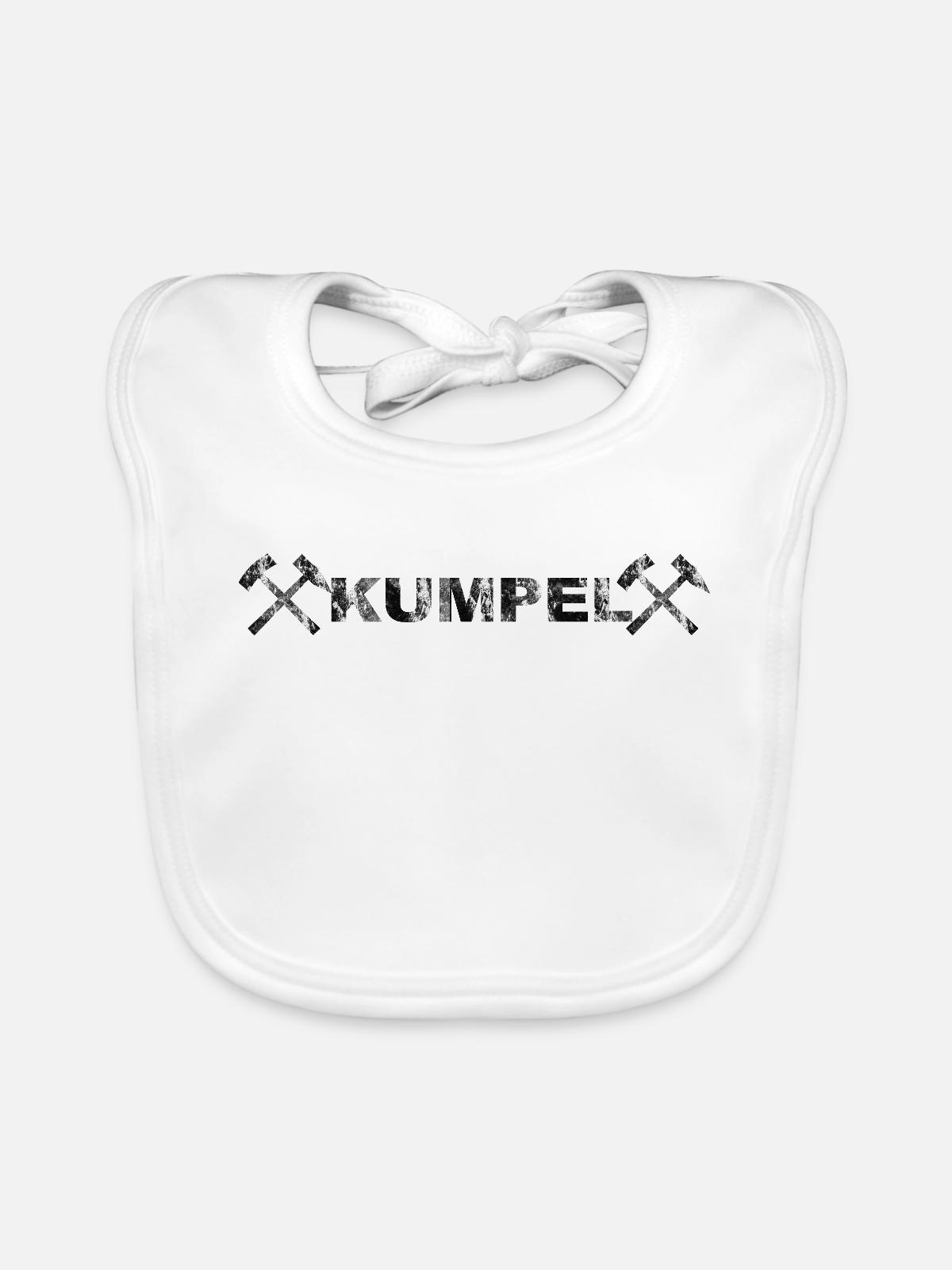 KUMPEL - Baby Bio-Lätzchen - Weiß - Vorne