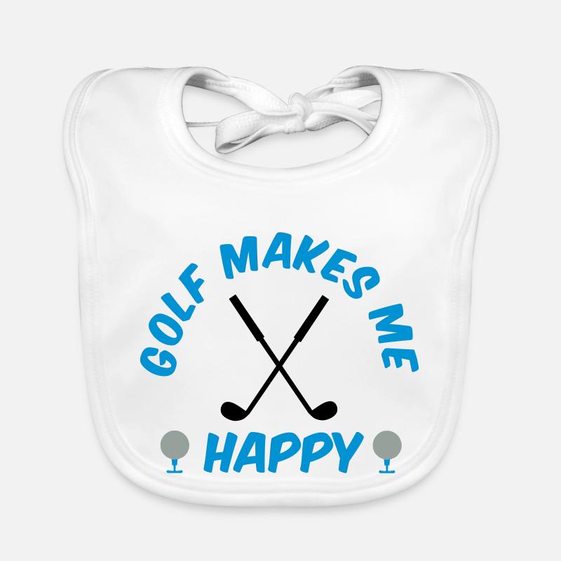 golfing Organic Baby Bibs