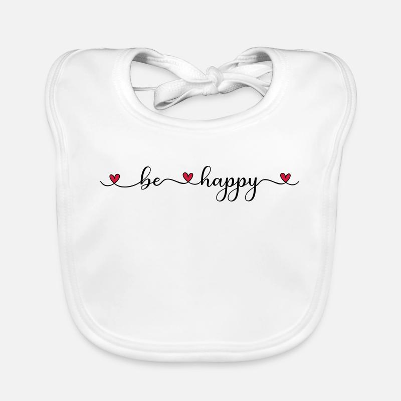Soyez heureux Bavoir bio Bébé