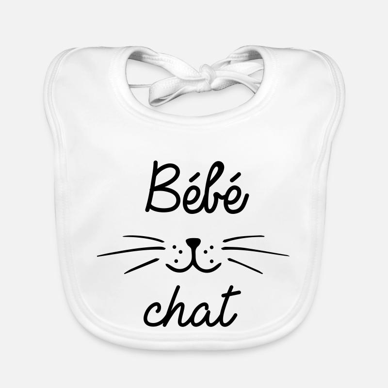 Bébé chat Bavoir bio Bébé