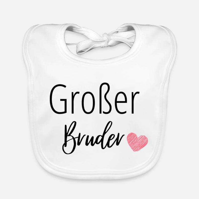 Großer Bruder Baby Bio-Lätzchen