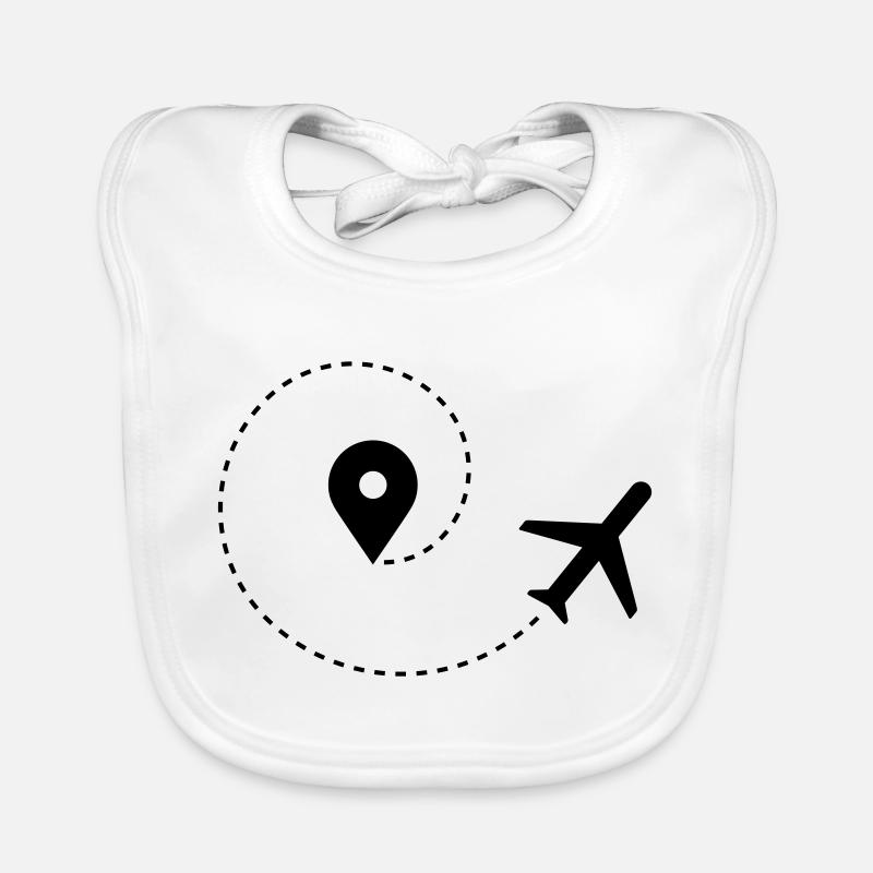 Pointeur d’avion et de carte Bavoir bio Bébé