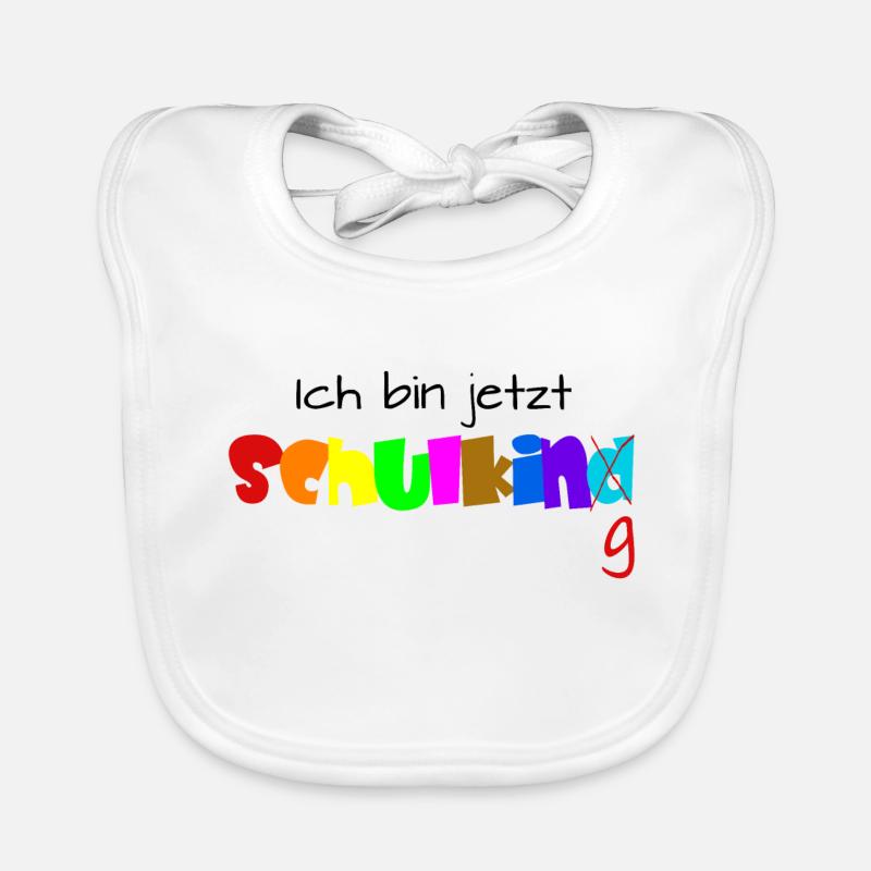 Einschulung Spruch Baby Bio-Lätzchen