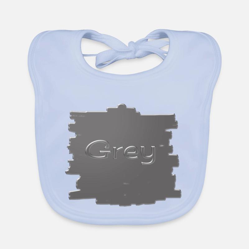 Grau Baby Bio-Lätzchen