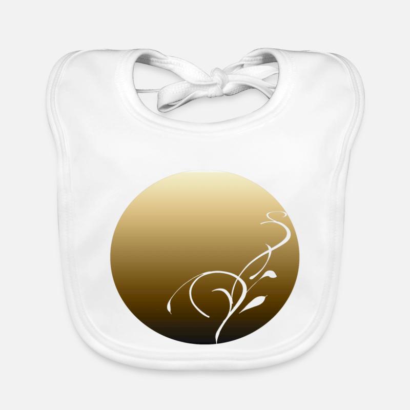 blumenranke Baby Bio-Lätzchen