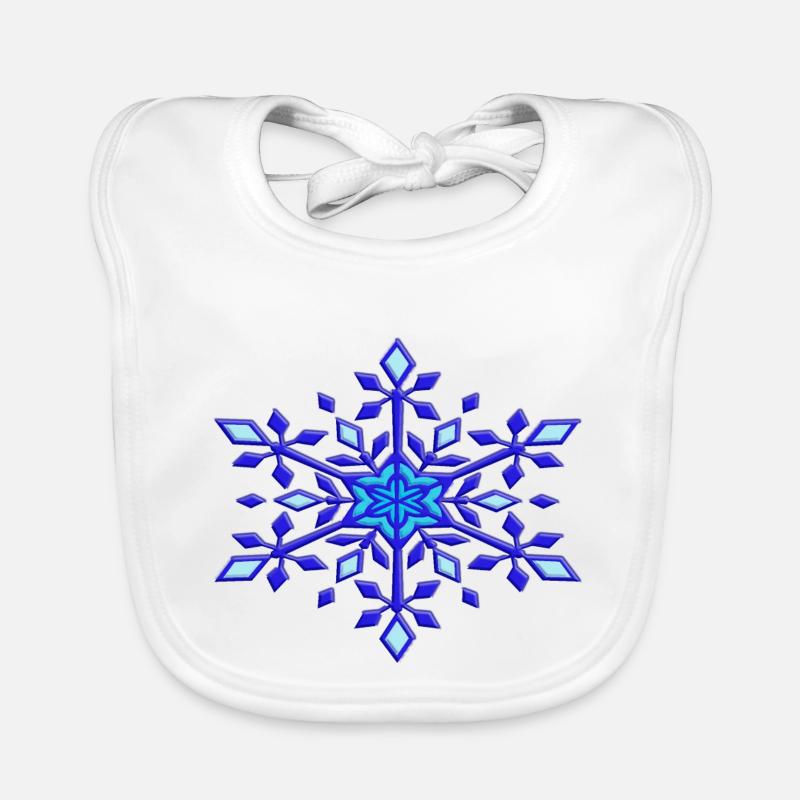 Blauer Stern Baby Bio-Lätzchen