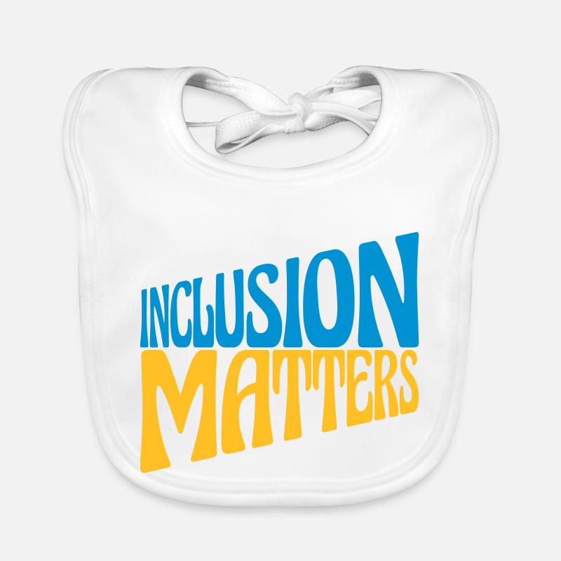 L’inclusion compte Citation du logo Bavoir bio Bébé