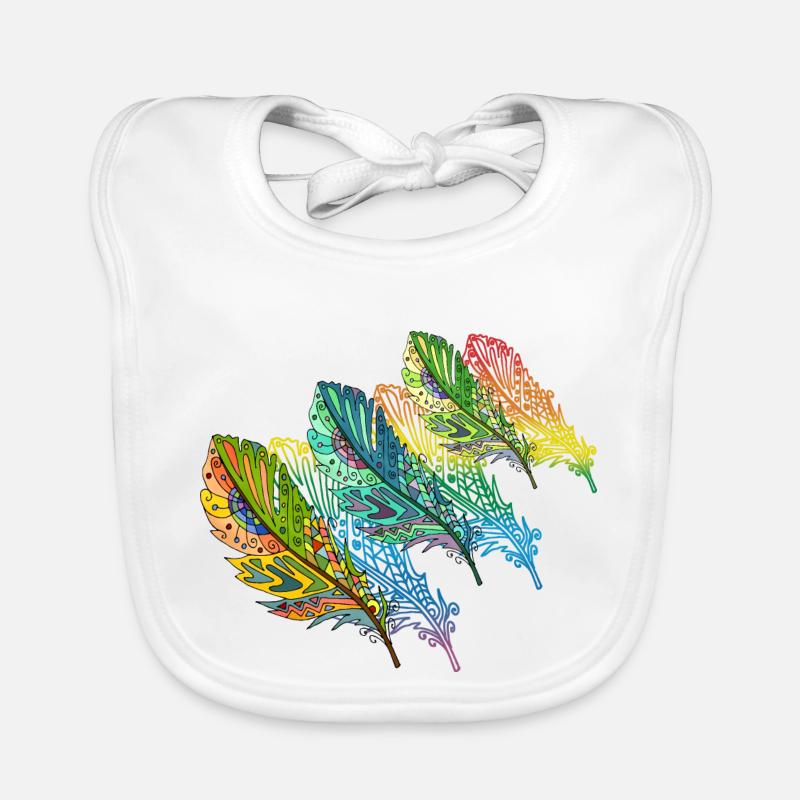 Feder Baby Bio-Lätzchen