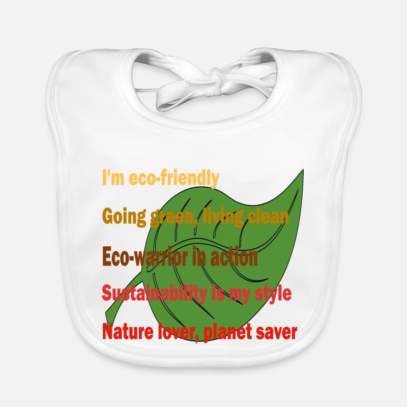 Eco warrior in action Organic Baby Bibs