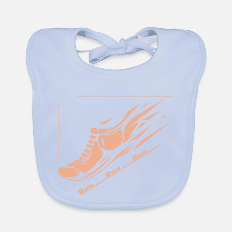 Run... Run... Run... Organic Baby Bibs