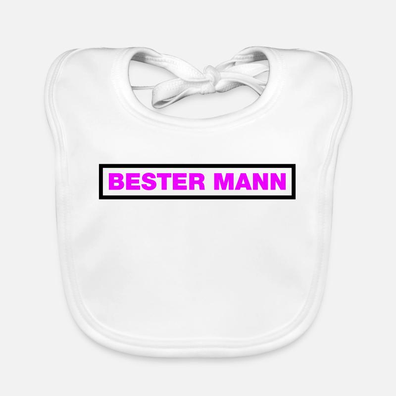 Bester Mann Baby Bio-Lätzchen
