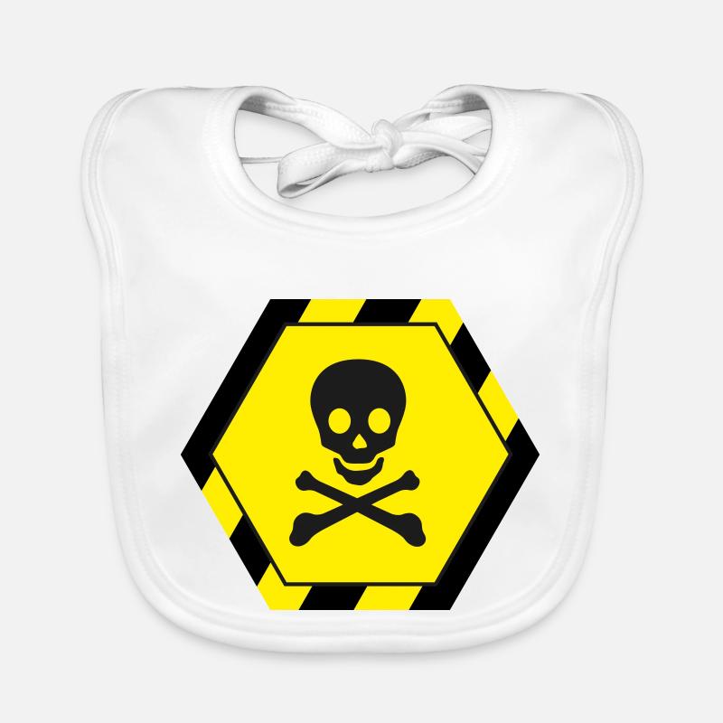 Totenkopf Baby Bio-Lätzchen