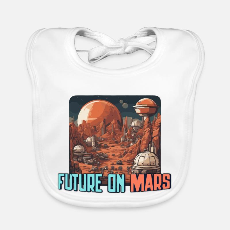 FUTURE ON MARS Baby Bio-Lätzchen