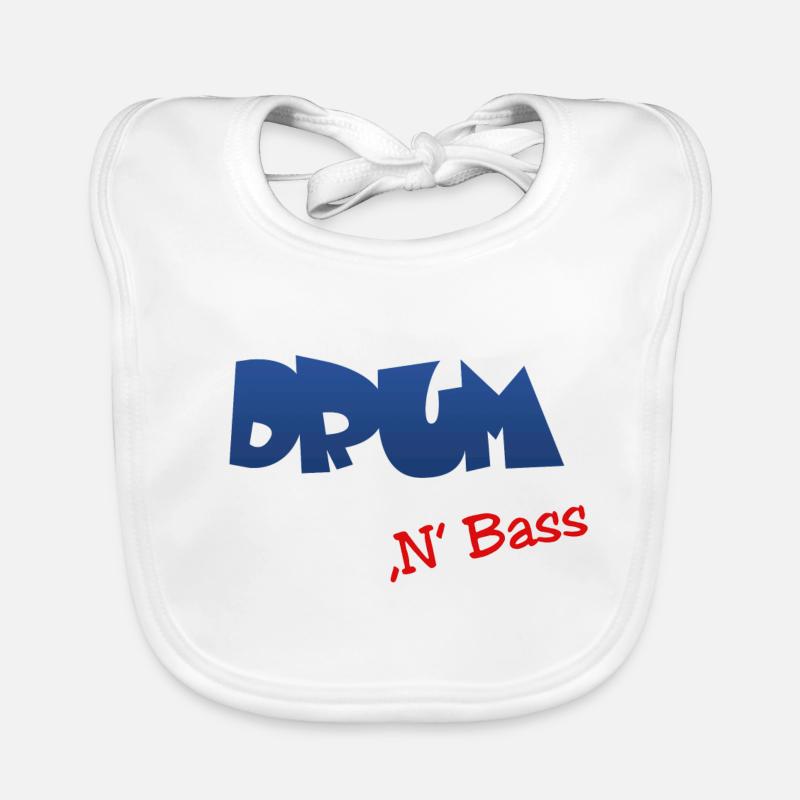 Drum n Bass Baby Bio-Lätzchen