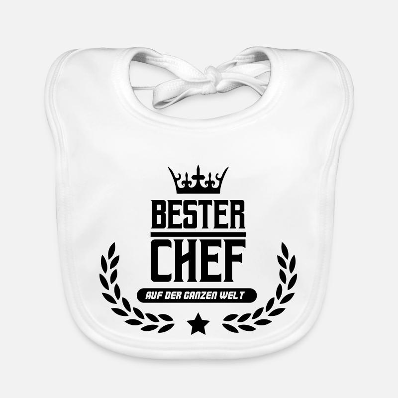 bester chef der welt Baby Bio-Lätzchen