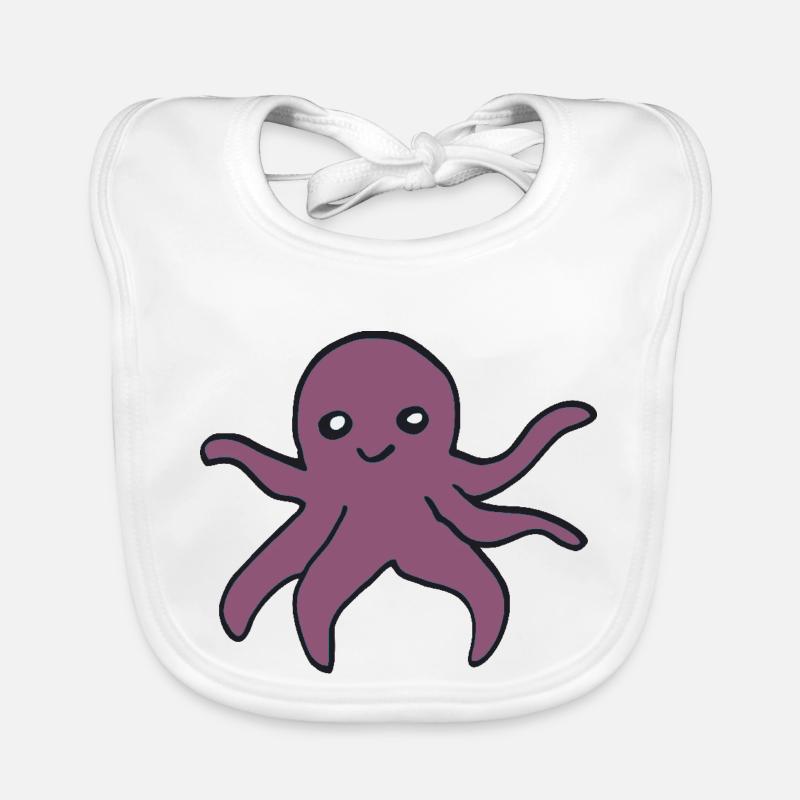 octopus Organic Baby Bibs