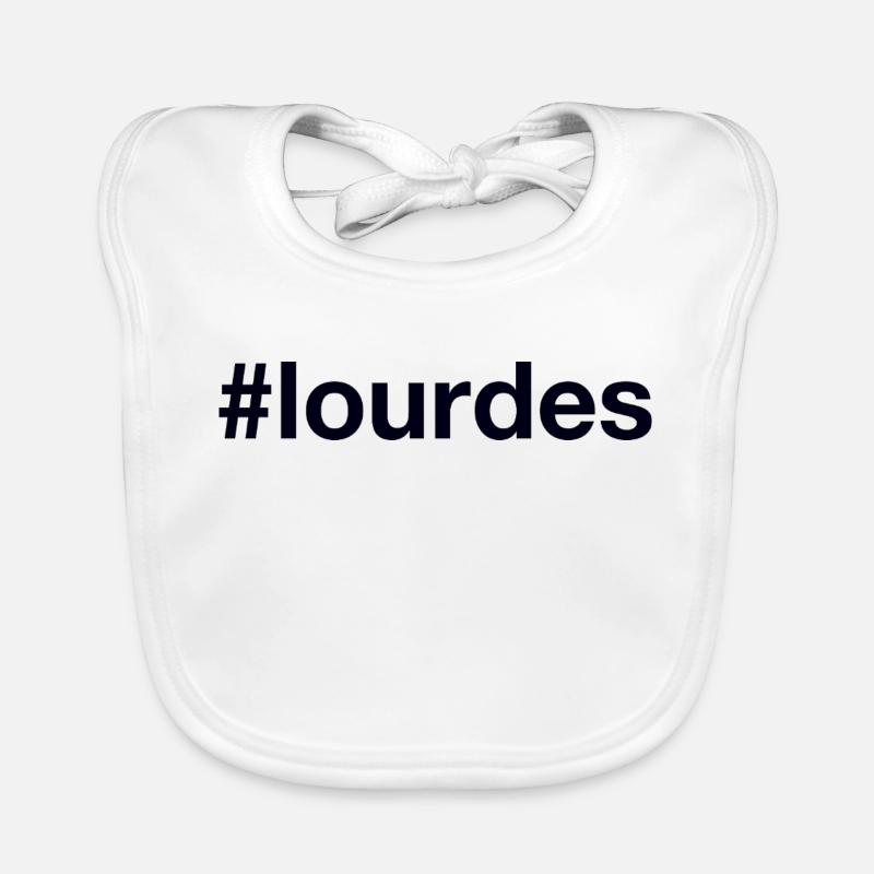 LOURDES Hashtag Bavoir bio Bébé