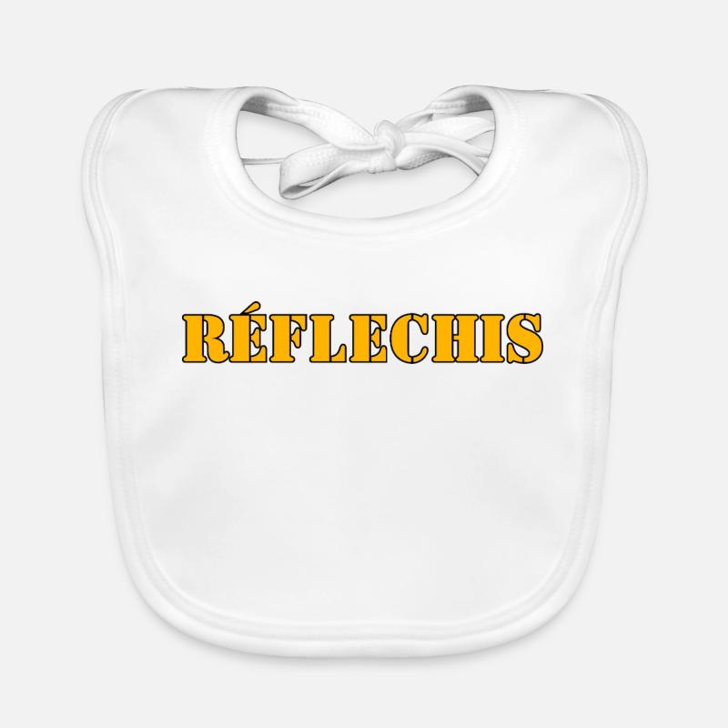 RÉFLECHIS Bavoir bio Bébé