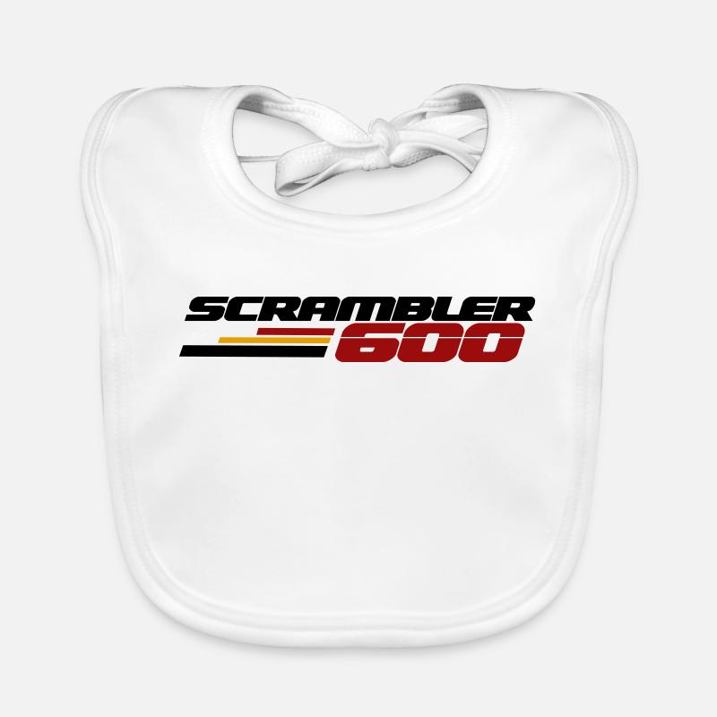 SCRAMBLER600 Baby Bio-Lätzchen