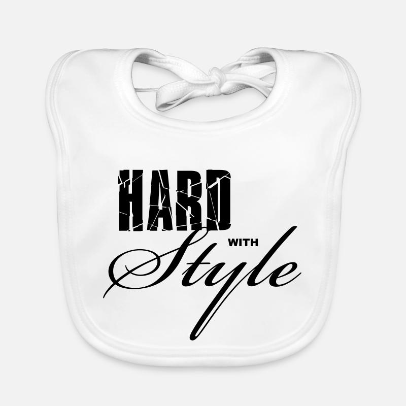 Hard with Style Organic Baby Bibs
