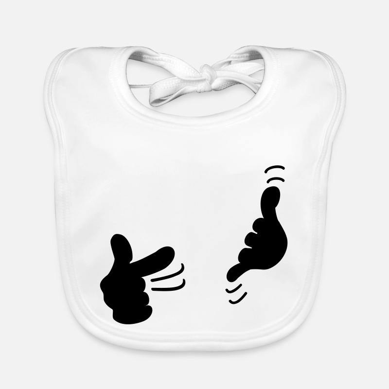 Ruf mich an / call me (1c) Baby Bio-Lätzchen