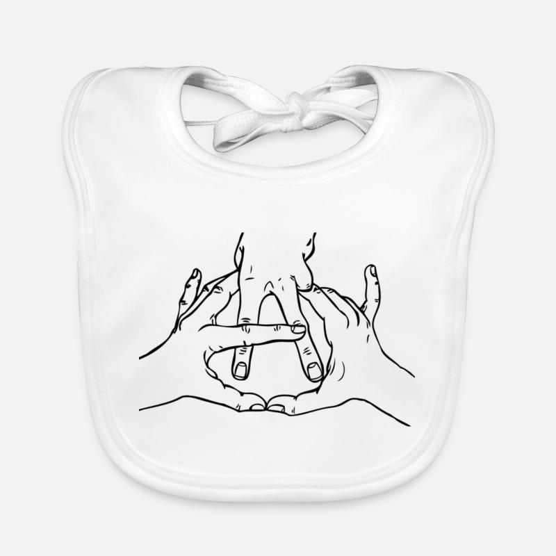 anarchy hands Organic Baby Bibs
