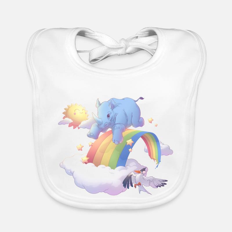 Das Einhorn Baby Bio-Lätzchen