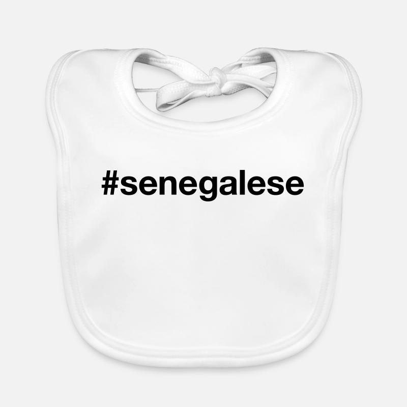 SENEGAL Hashtag Senegalese Baby Bio-Lätzchen