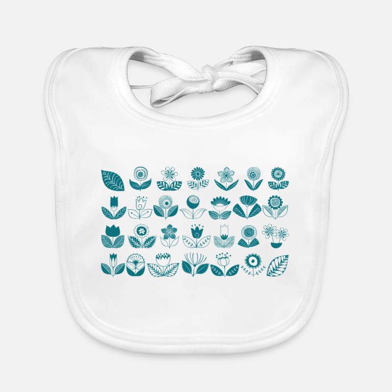 BAVOIR NATURE - Bavoir bio Bébé - blanc