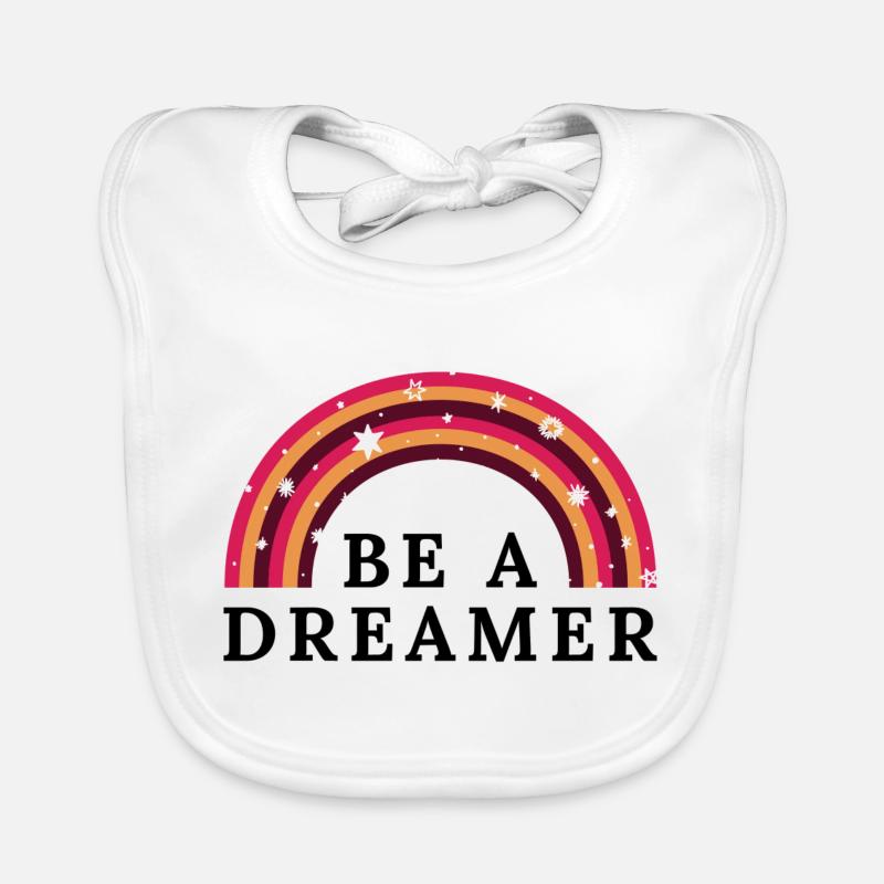 Sei ein Träumer Baby Bio-Lätzchen