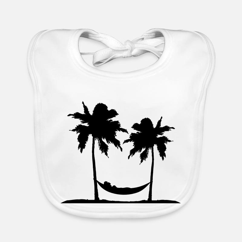 haengematte île soleil palme chill détendu ent Bavoir bio Bébé