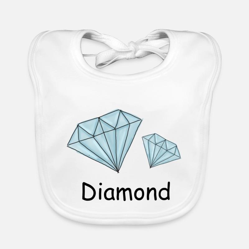 diamond Organic Baby Bibs
