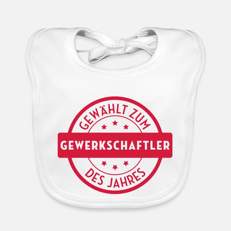 Gewerkschaftler - Gewerkschaft - Streikende Baby Bio-Lätzchen