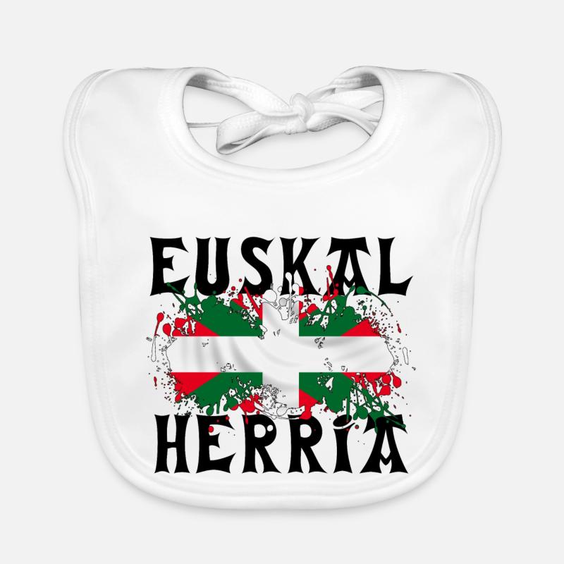 Euskal Herria - Pays Basque 86 Bavoir bio Bébé