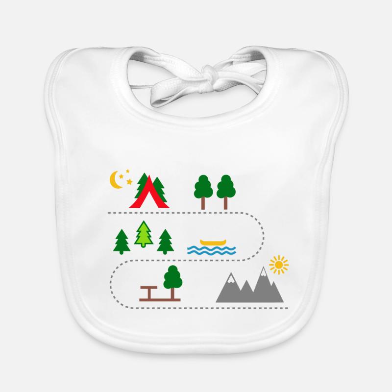camping Organic Baby Bibs