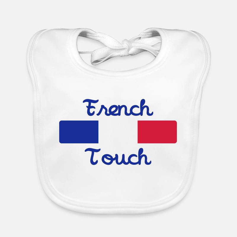 French Touch / Frankreich Baby Bio-Lätzchen