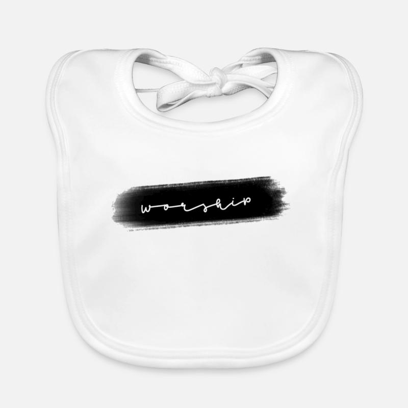 Culte - conception chrétienne Bavoir bio Bébé