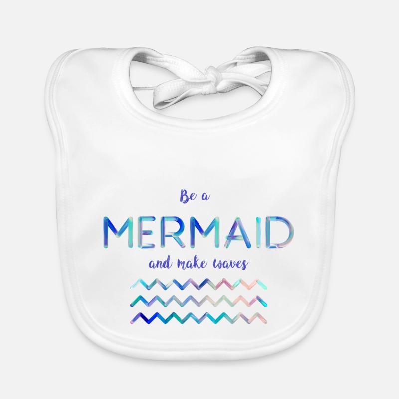 Be a mermaid Organic Baby Bibs