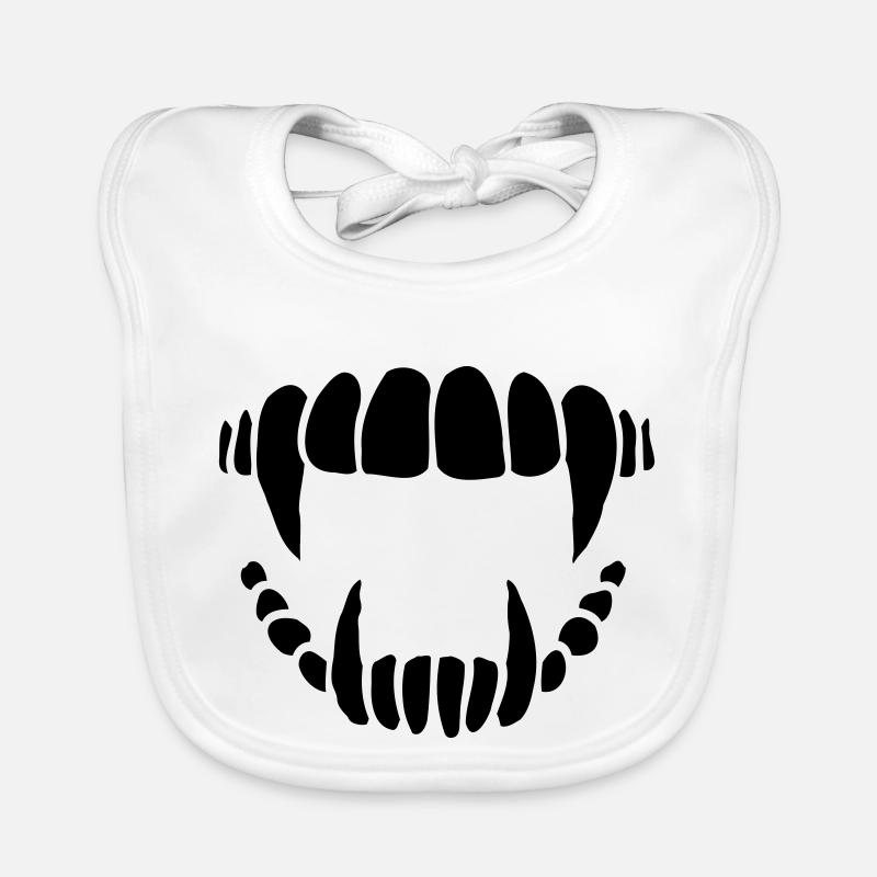 Conception de dents de vampire Bavoir bio Bébé