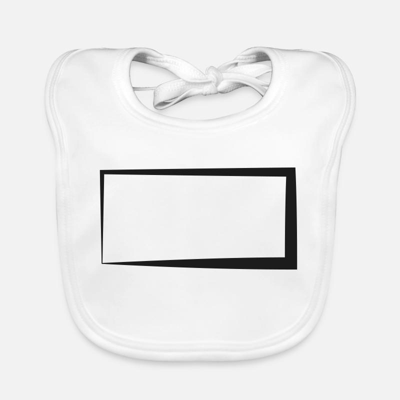 Square Geometry Organic Baby Bibs